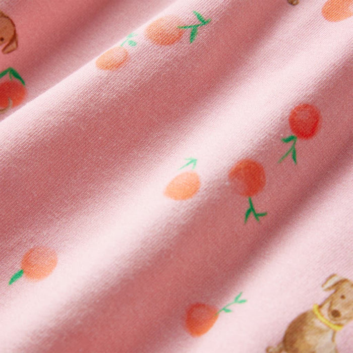 Rochie copii cu șnur, portocaliu deschis, 92 - WALTI WALTI