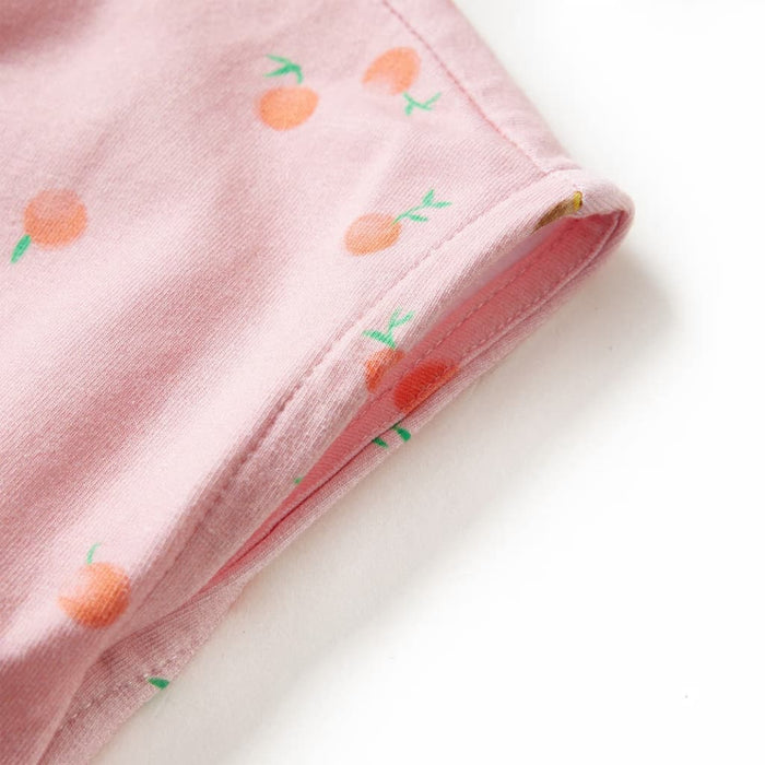 Rochie copii cu șnur, portocaliu deschis, 116 - WALTI WALTI