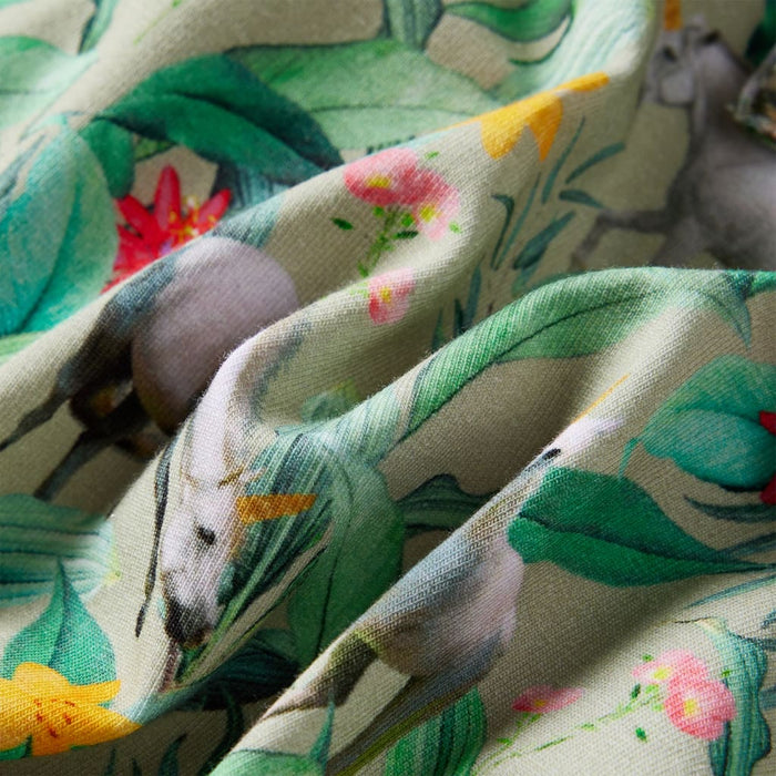 Rochie copii cu mâneci largi kaki deschis 104 - WALTI WALTI