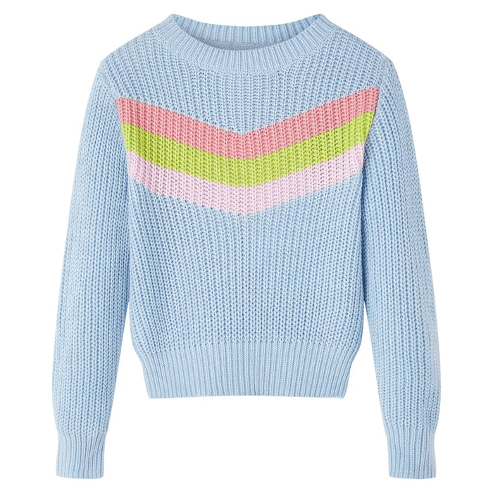 Pulover pentru copii tricotat, albastru, 92 - WALTI WALTI