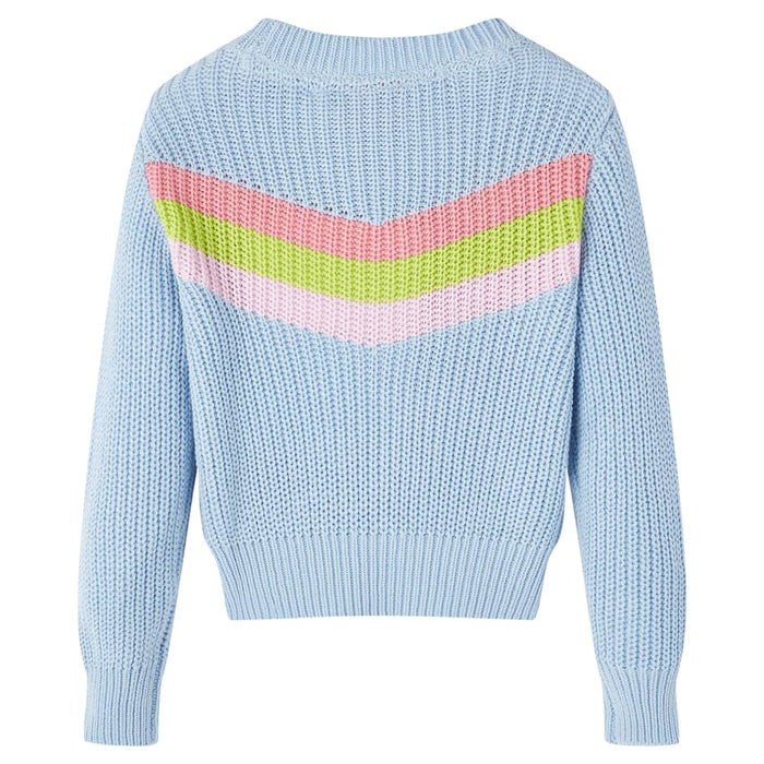 Pulover pentru copii tricotat, albastru, 128 WALTI