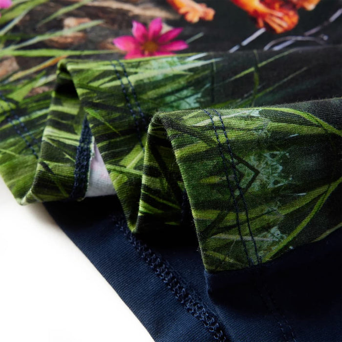 Rochie pentru copii cu mâneci lungi, bleumarin, 104 - WALTI WALTI