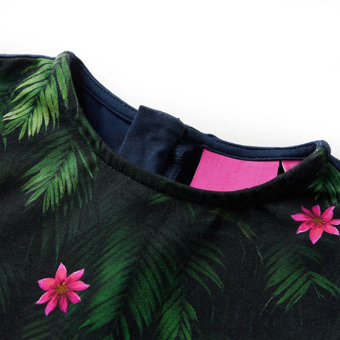 Rochie pentru copii cu mâneci lungi, bleumarin, 116 - WALTI WALTI