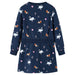 Rochie cu mâneci lungi pentru copii, bleumarin, 140 - WALTI WALTI