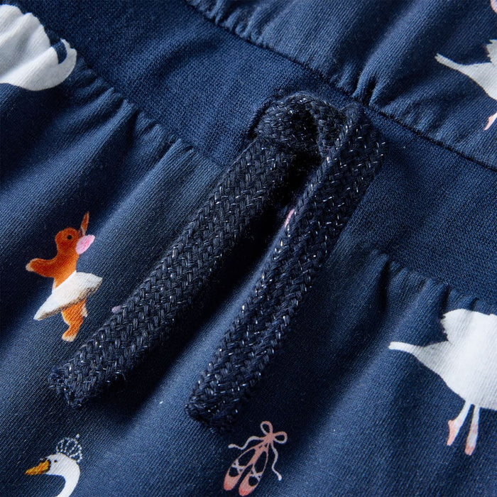 Rochie cu mâneci lungi pentru copii, bleumarin, 140 - WALTI WALTI