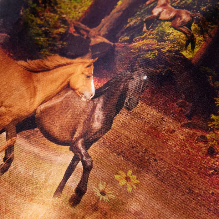 Rochie pentru copii cu mâneci lungi, coniac, 92 - WALTI WALTI