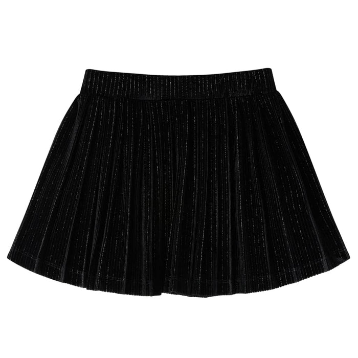 Fusta plisată pentru copii cu lurex, negru, 116 - WALTI WALTI