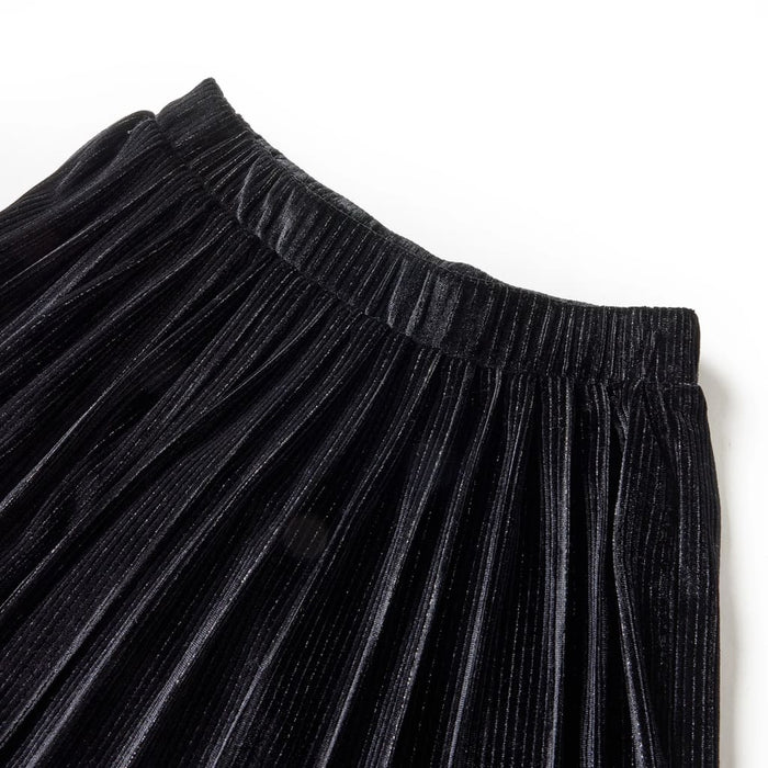 Fusta plisată pentru copii cu lurex, negru, 116 - WALTI WALTI