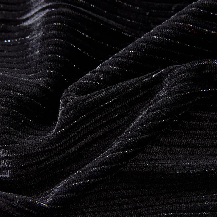 Fusta plisată pentru copii cu lurex, negru, 116 - WALTI WALTI