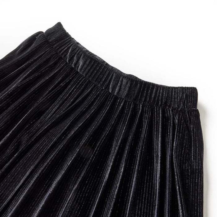 Fusta plisată pentru copii cu lurex, negru, 140 WALTI