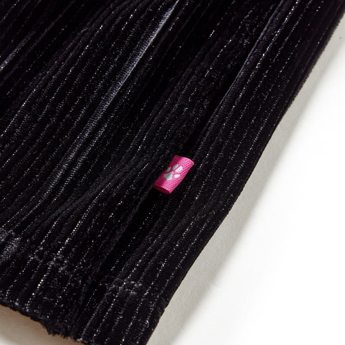 Fusta plisată pentru copii cu lurex, negru, 140 WALTI