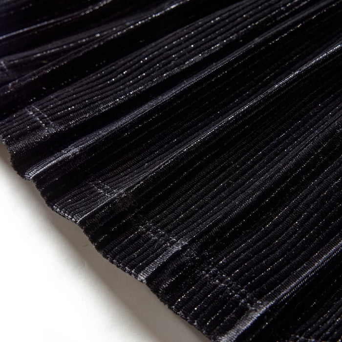 Fusta plisată pentru copii cu lurex, negru, 140 WALTI