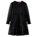 Rochie pentru copii cu mâneci lungi, negru, 116 - WALTI WALTI