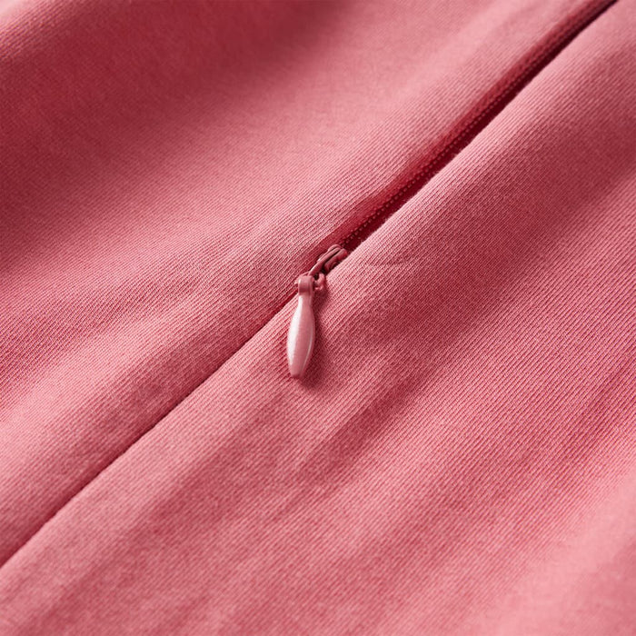 Rochie copii cu mâneci lungi, roz antichizat, 92 - WALTI WALTI