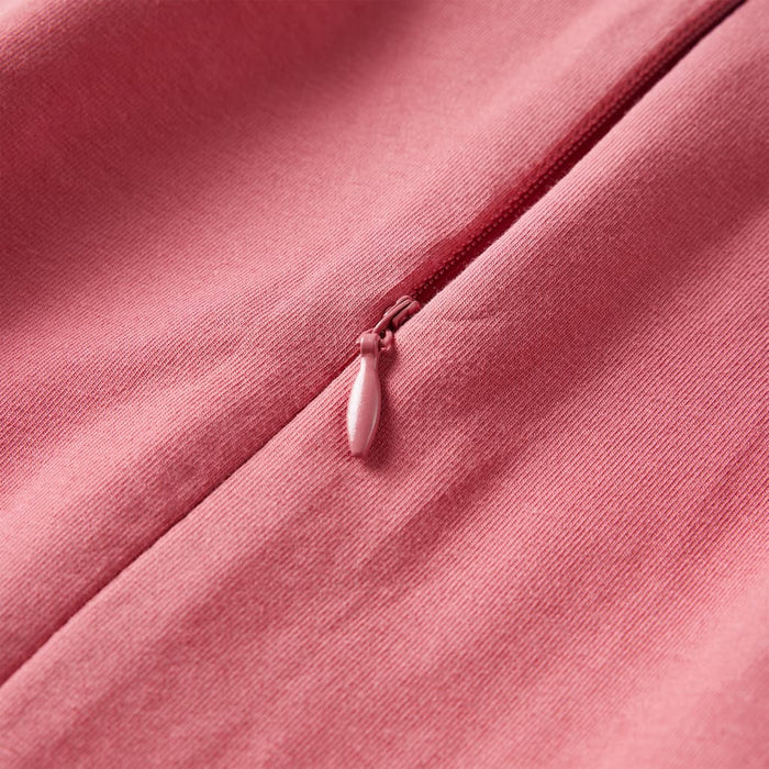 Rochie copii cu mâneci lungi, roz antichizat, 140 - WALTI WALTI