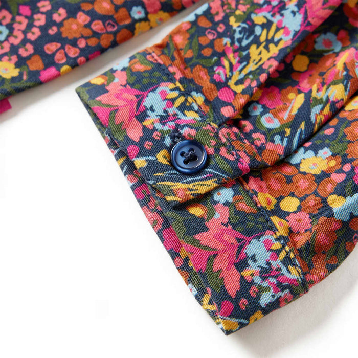 Rochie pentru copii cu mâneci lungi, multicolor, 104 - WALTI WALTI