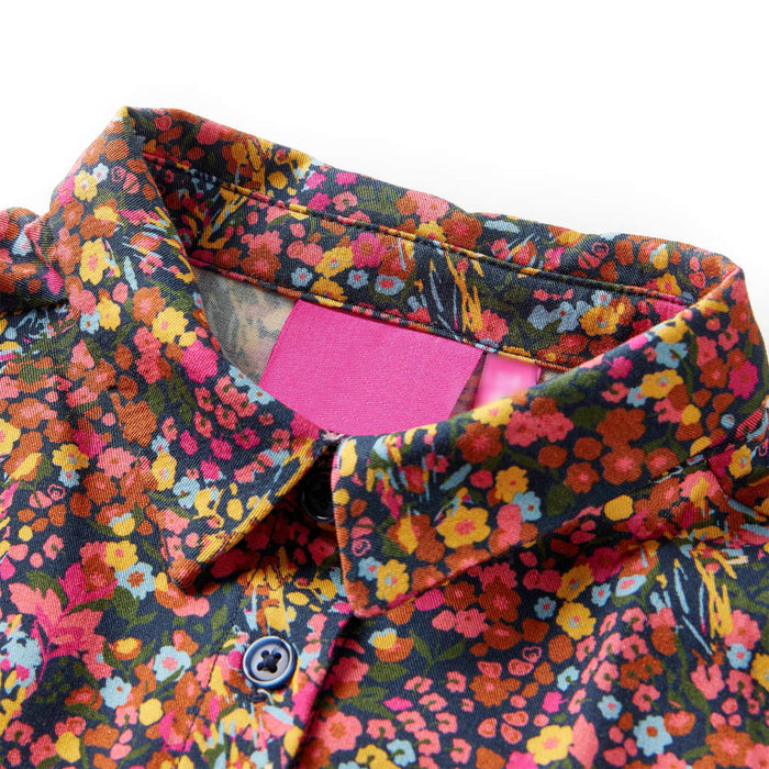 Rochie pentru copii cu mâneci lungi, multicolor, 140 - WALTI WALTI