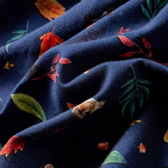 Rochie pentru copii cu mâneci lungi, bleumarin, 128 - WALTI WALTI