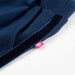 Pantaloni pentru copii cu ornamente negre, bleumarin, 116 - WALTI WALTI