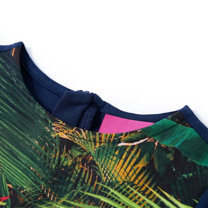 Rochie pentru copii cu mâneci lungi, bleumarin, 104 - WALTI WALTI