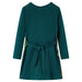 Rochie pentru copii cu mâneci lungi, verde închis, 128 - WALTI WALTI