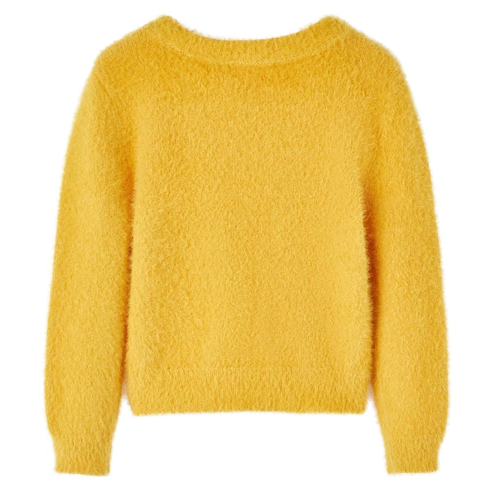 Pulover pentru copii tricotat, ocru, 92 - WALTI WALTI