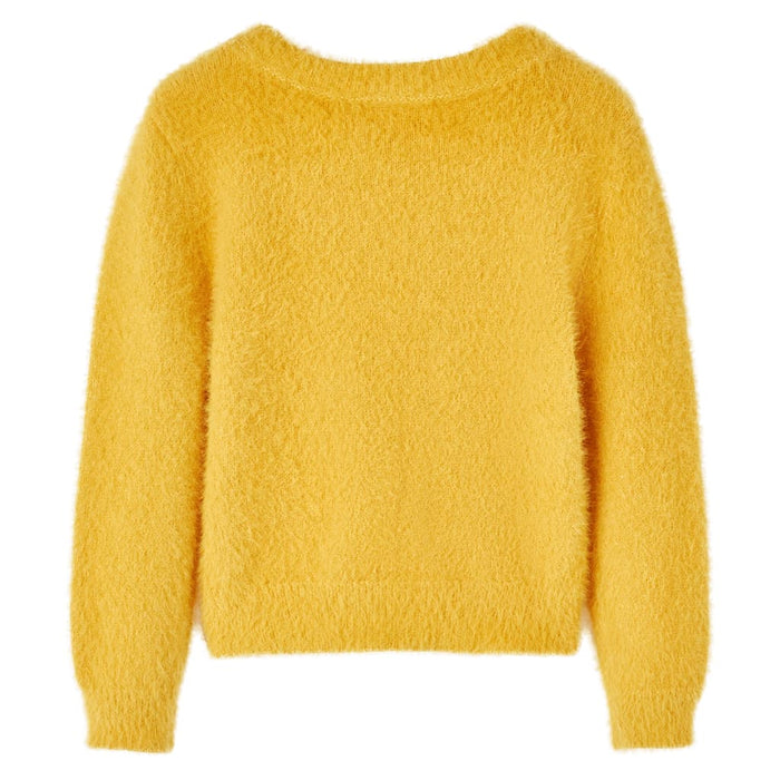 Pulover pentru copii tricotat, ocru, 104 WALTI