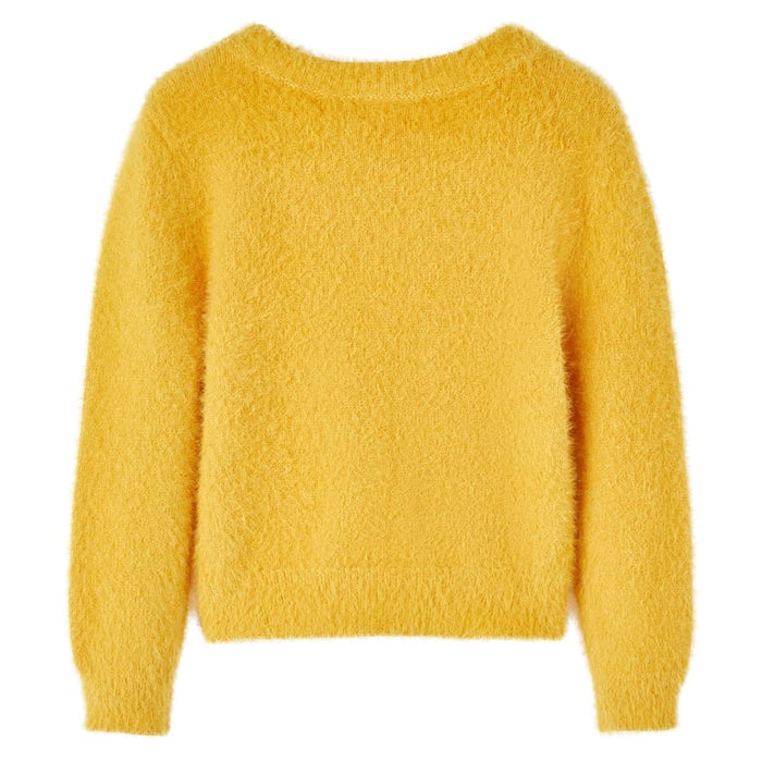 Pulover pentru copii tricotat, ocru, 116 WALTI