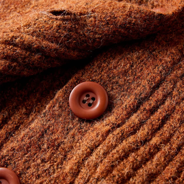 Cardigan tricotat pentru copii, coniac, 140 WALTI