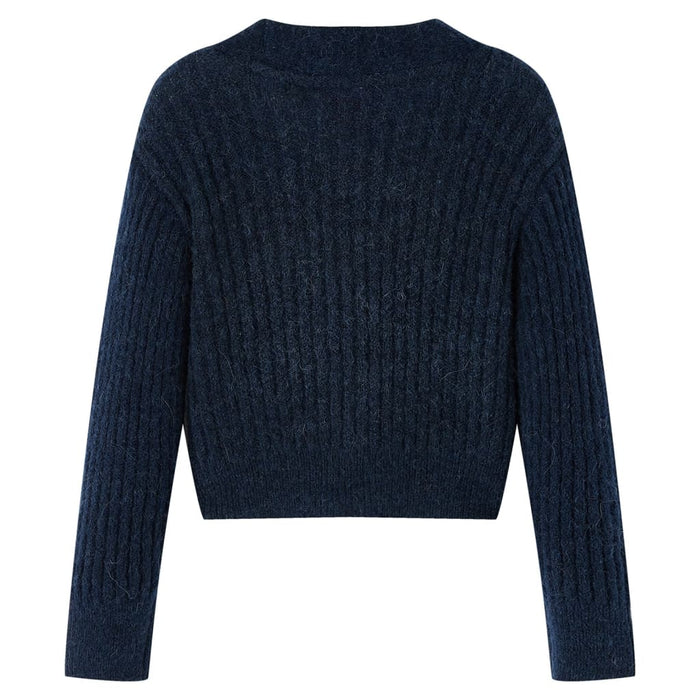 Cardigan tricotat pentru copii, bleumarin, 104 - WALTI WALTI