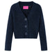 Cardigan tricotat pentru copii, bleumarin, 128 - WALTI WALTI