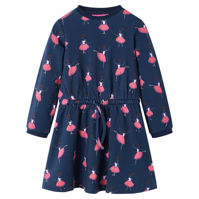 Rochie pentru copii, bleumarin, 104 - WALTI WALTI