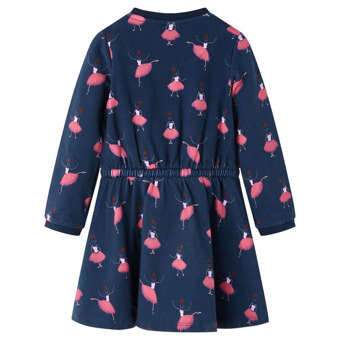 Rochie pentru copii, bleumarin, 104 - WALTI WALTI