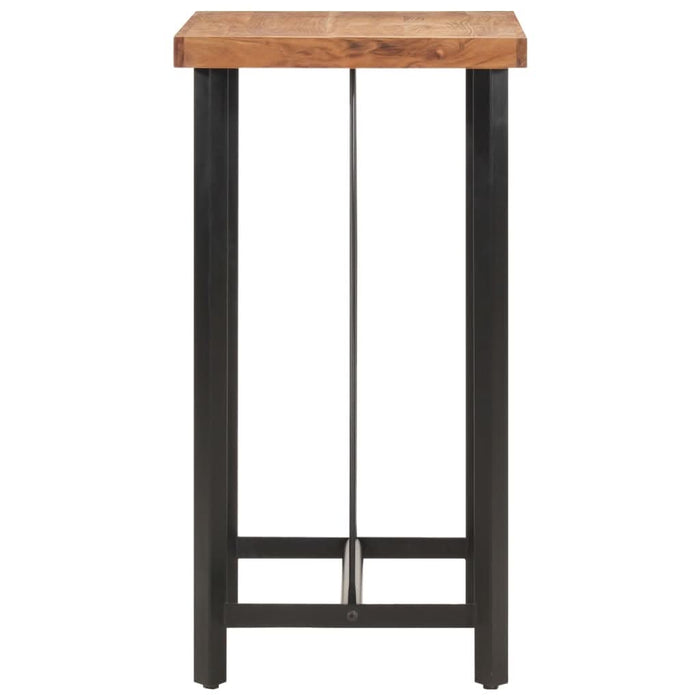 Masă de bar, 55x55x107 cm, lemn masiv acacia și fier - WALTI WALTI