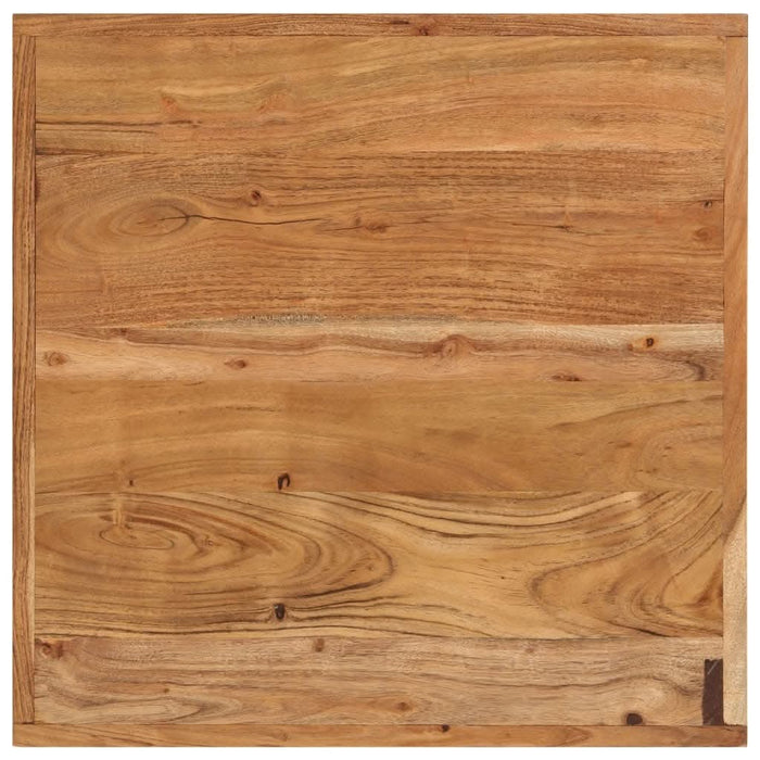 Masă de bar, 55x55x107 cm, lemn masiv acacia și fier - WALTI WALTI