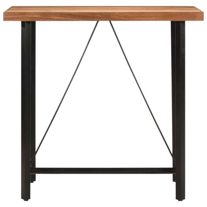 Masă de bar, 110x55x107 cm, lemn masiv acacia și fier - WALTI WALTI