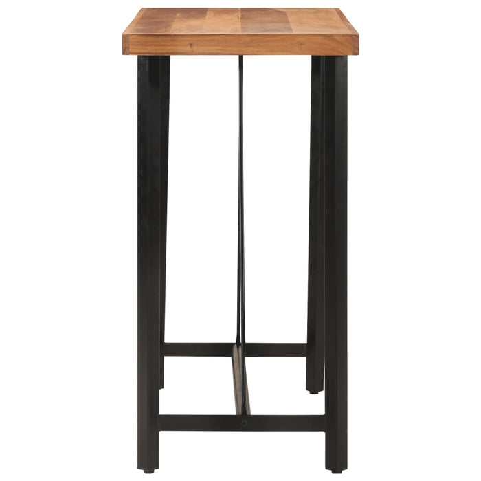 Masă de bar, 110x55x107 cm, lemn masiv acacia și fier - WALTI WALTI