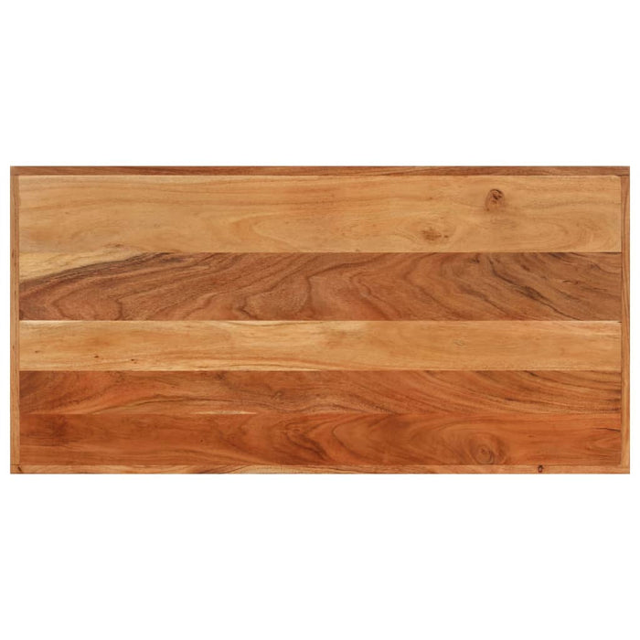 Masă de bar, 110x55x107 cm, lemn masiv acacia și fier - WALTI WALTI