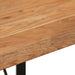 Masă de bar, 110x55x107 cm, lemn masiv acacia și fier - WALTI WALTI