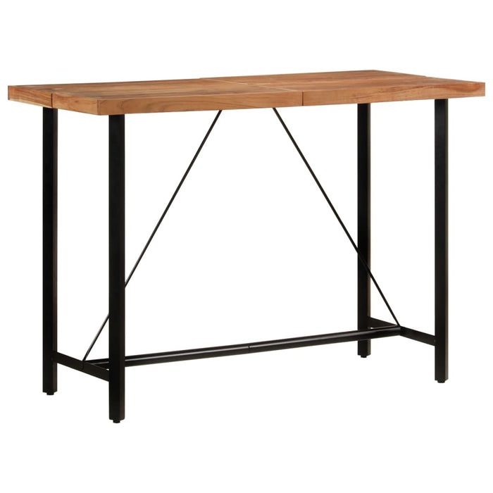 Masă de bar, 150x70x107 cm, lemn masiv acacia și fier - WALTI WALTI