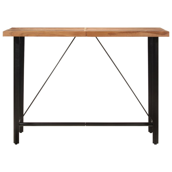 Masă de bar, 150x70x107 cm, lemn masiv acacia și fier - WALTI WALTI