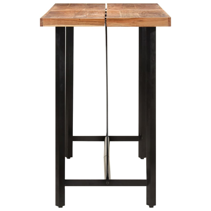 Masă de bar, 150x70x107 cm, lemn masiv acacia și fier - WALTI WALTI