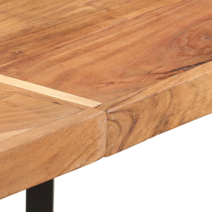 Masă de bar, 150x70x107 cm, lemn masiv acacia și fier - WALTI WALTI