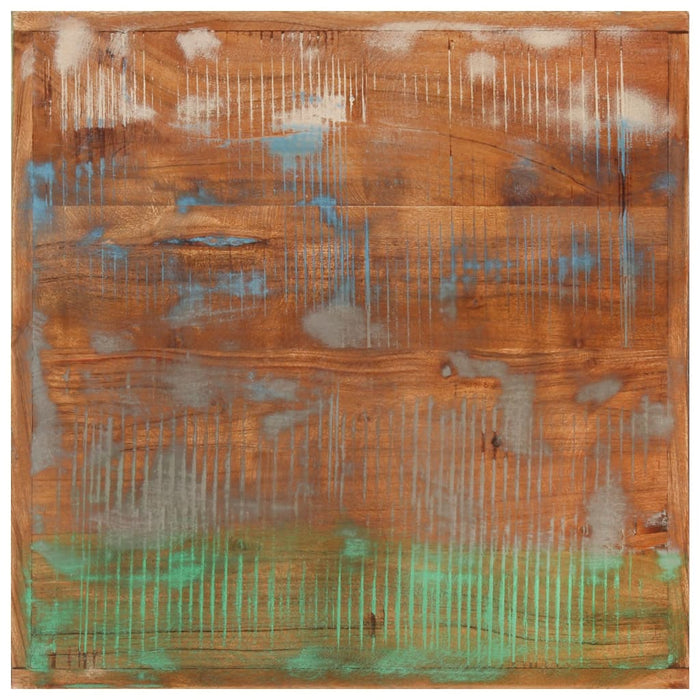 Masă de bar, 55x55x107 cm, lemn masiv reciclat și fier - WALTI WALTI