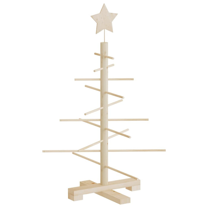 Brad de Crăciun din lemn decorativ, 75 cm, lemn de pin masiv WALTI