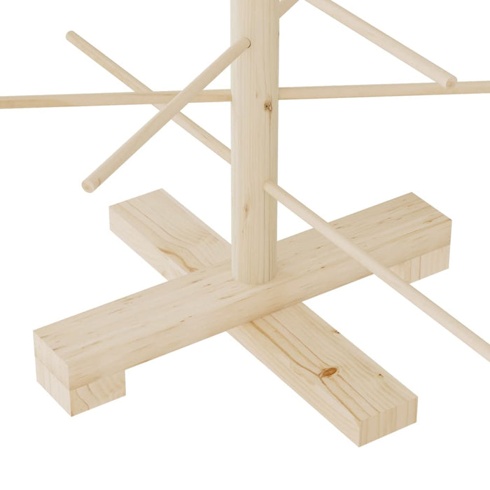 Brad de Crăciun din lemn decorativ, 75 cm, lemn de pin masiv WALTI