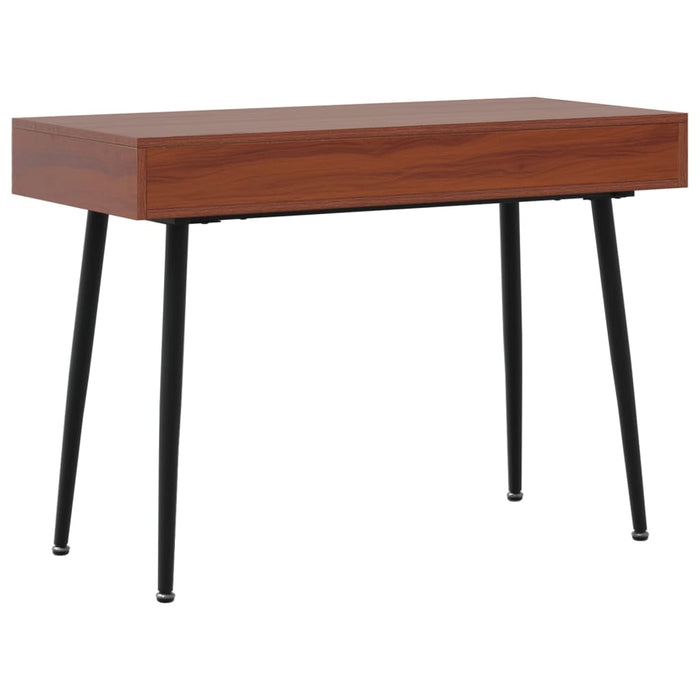 Birou de computer cu sertar, maro, 110x50x75 cm, lemn prelucrat - WALTI WALTI