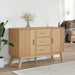 Dulap "OLDEN", maro, 114x43x73,5 cm, lemn masiv pin - WALTI WALTI