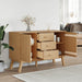 Dulap "OLDEN", maro, 114x43x73,5 cm, lemn masiv pin - WALTI WALTI