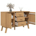 Dulap "OLDEN", maro, 114x43x73,5 cm, lemn masiv pin - WALTI WALTI